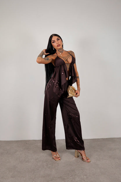 Completo Ophelia - Marrone