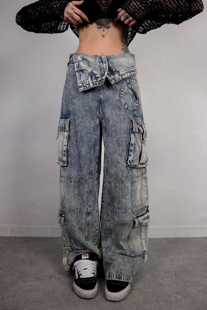 Jeans Cargo Risvolto