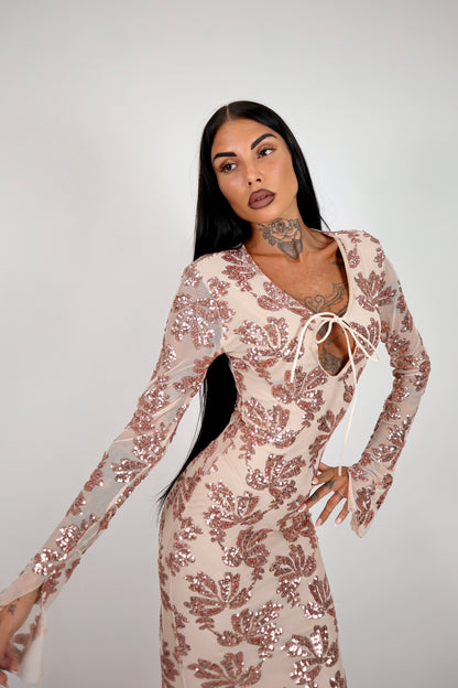 Abito Crystal - Nude