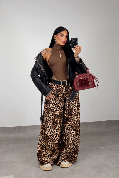 Pantalone Formal - Leopardato