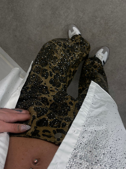 Jeans Maculato Strass