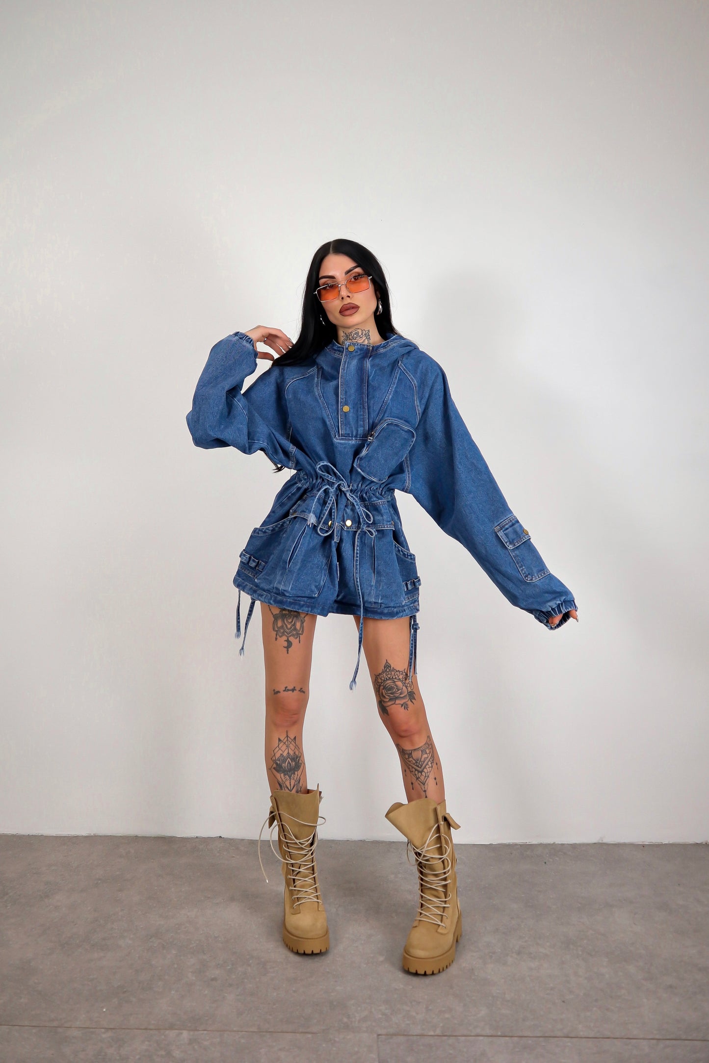 Abito Parka Denim
