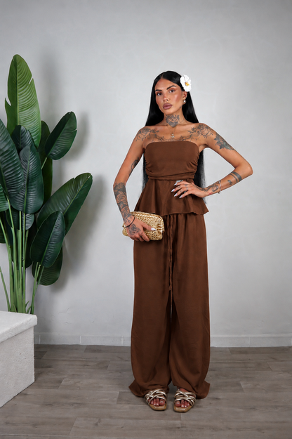 Completo Malesia - Marrone