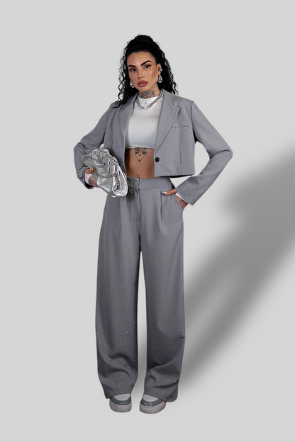 Tailleur Bling - Grigio