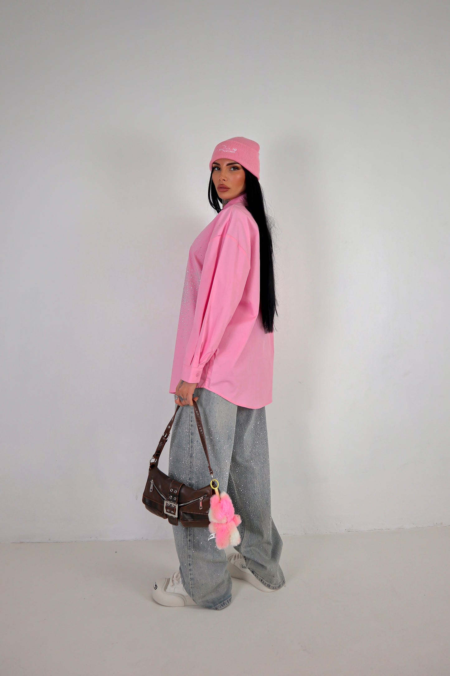 Camicia Strass - Rosa
