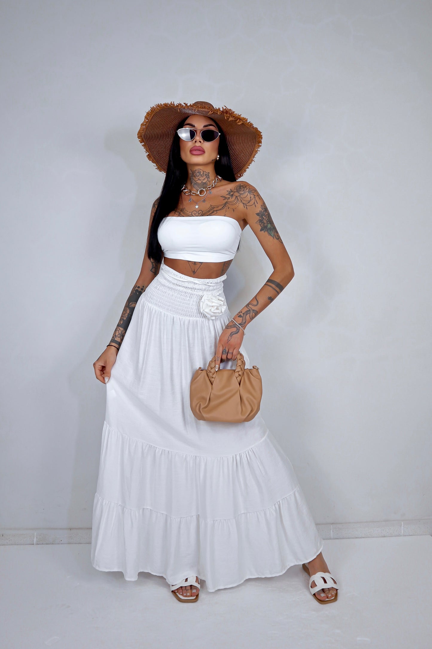 Abito/Gonna Fresh - Bianco