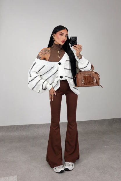 Cardigan over Brenda - Bianco