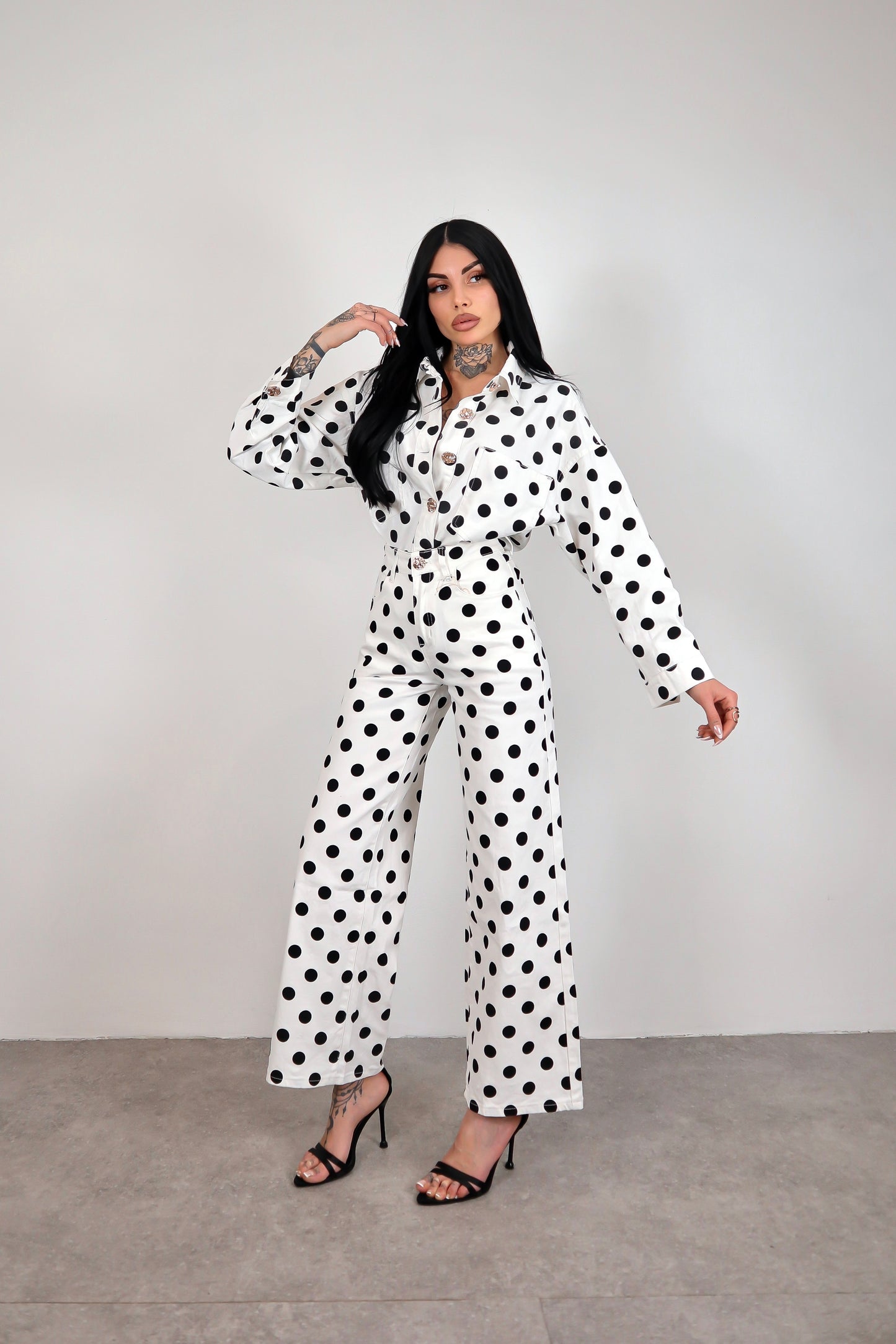 Completo denim pois Alma