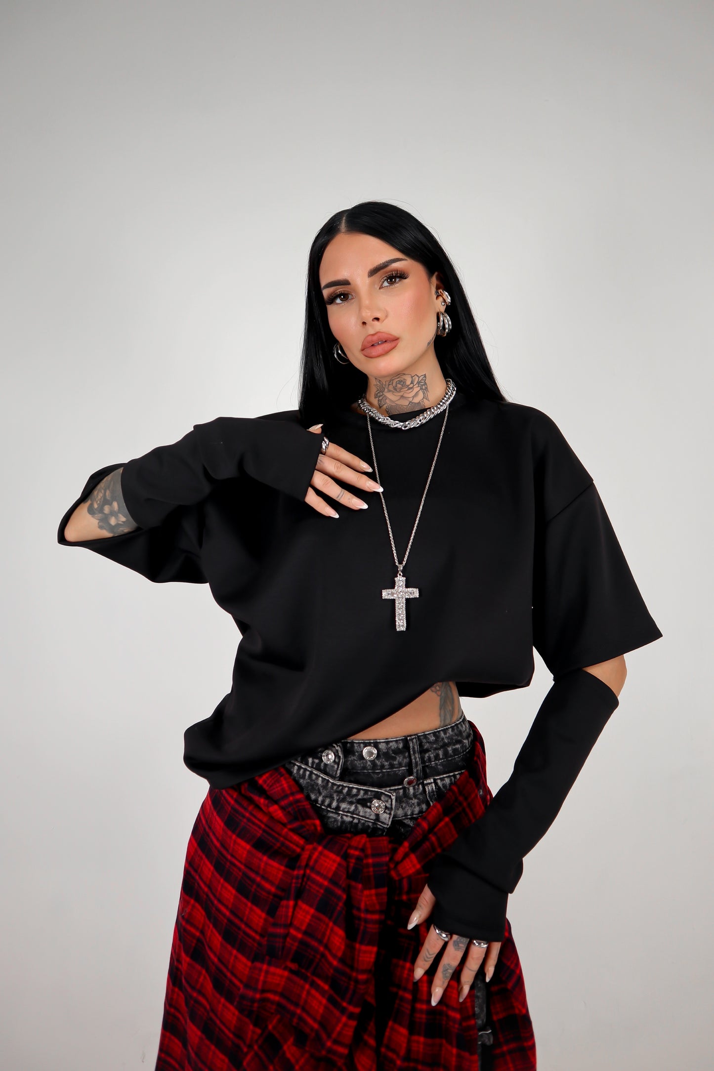 Maglia Cut - Nero