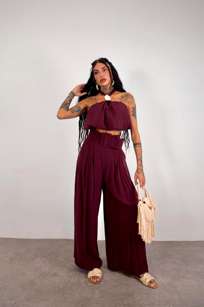 Completo Tasnim - Burgundy