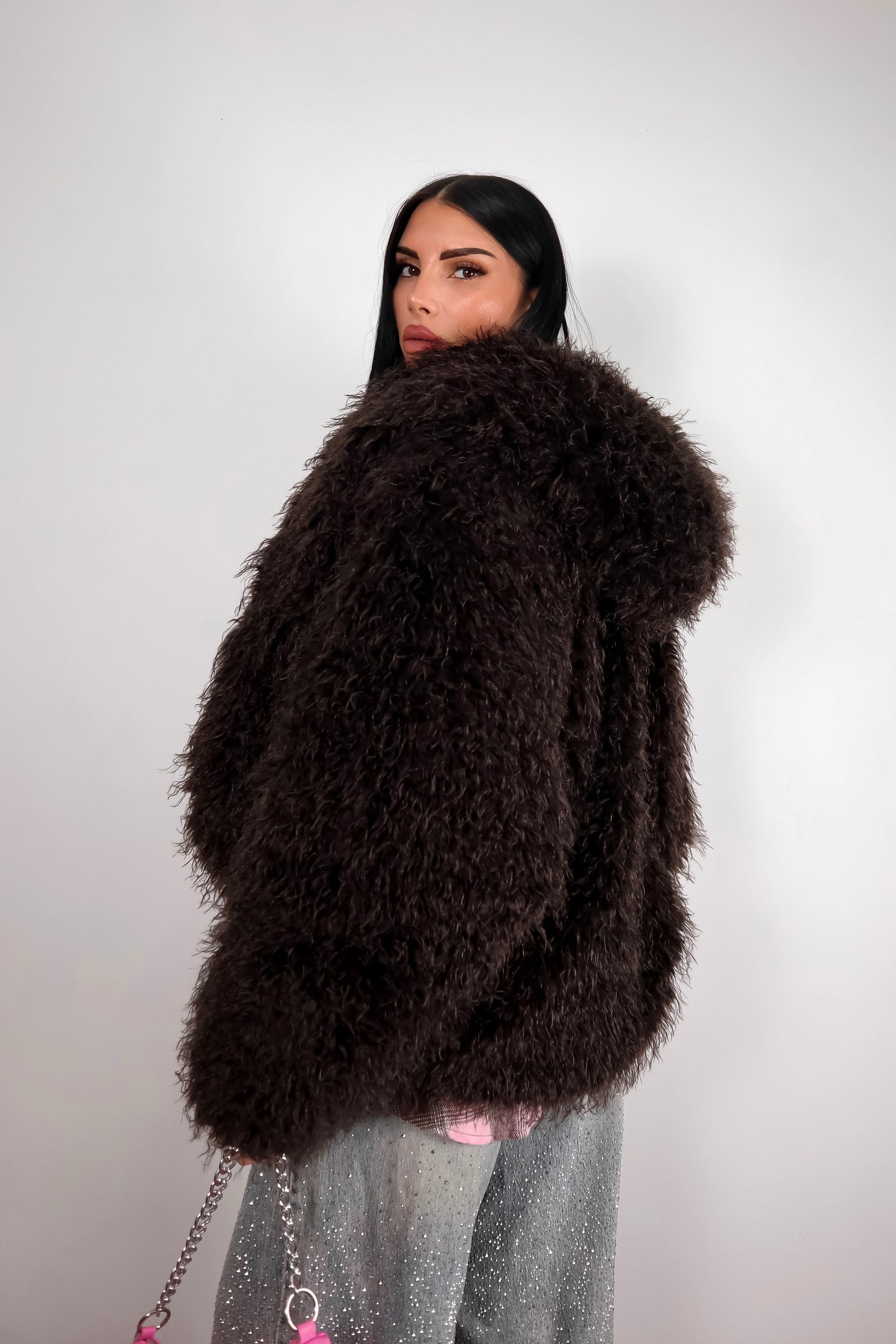 Pelliccia Mongolia - Marrone