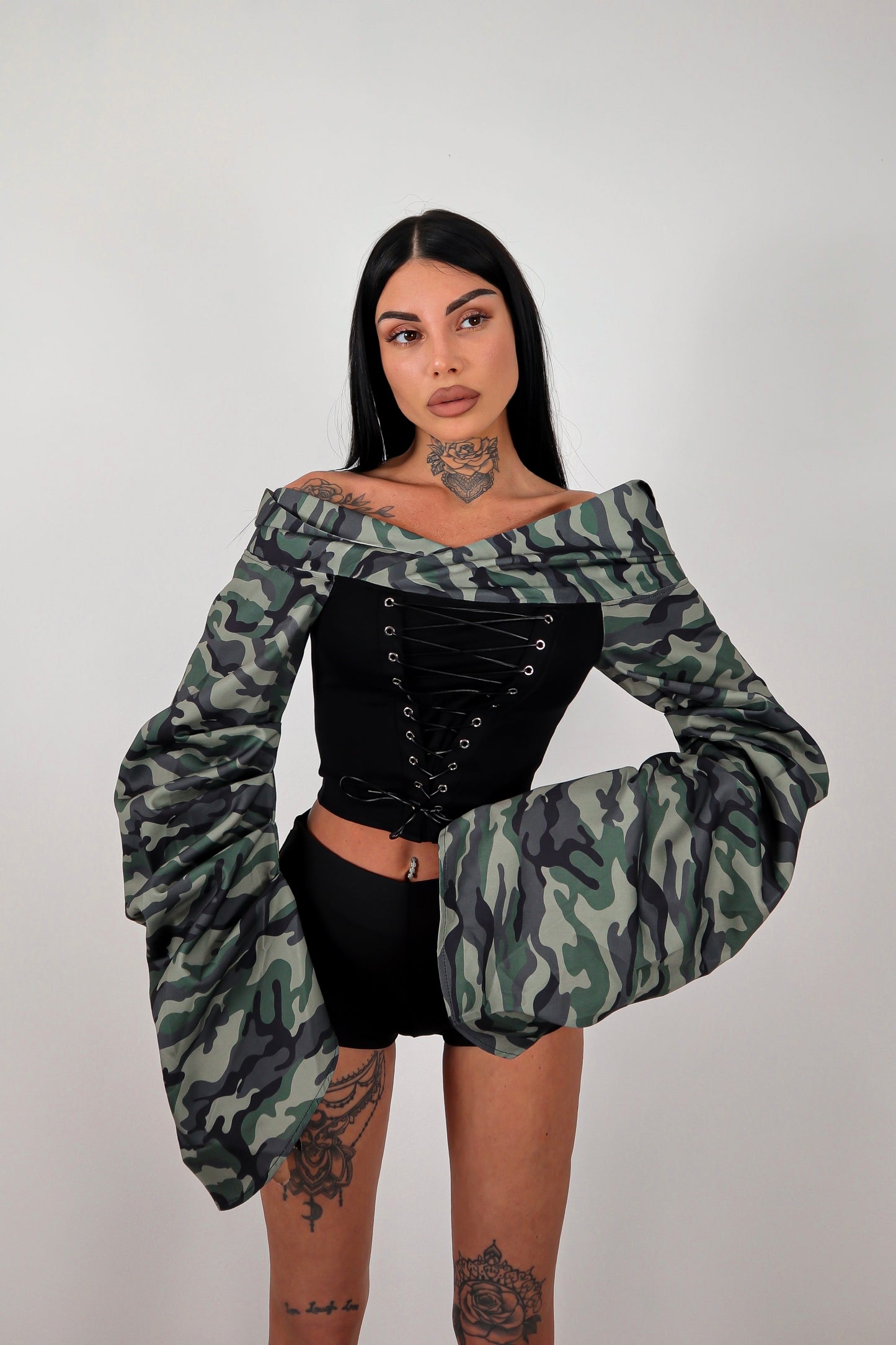 Maglia Corpetto Rhianna - Militare