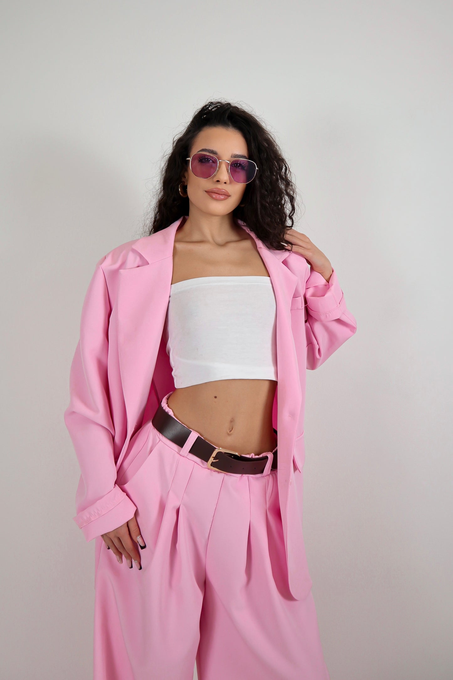 Tailleur Oversize Sugar - Rosa