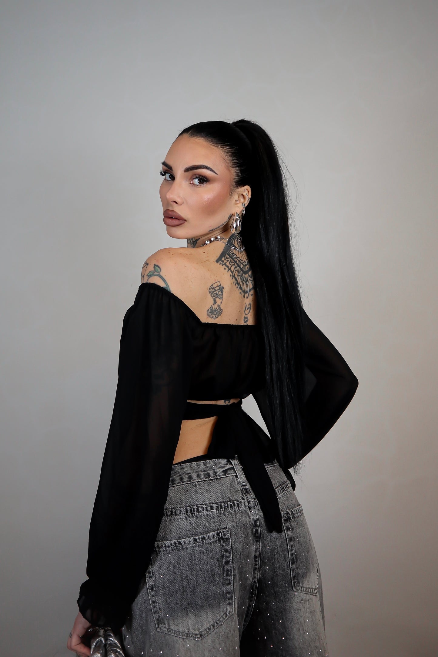 Crop Top Wonder - Nero