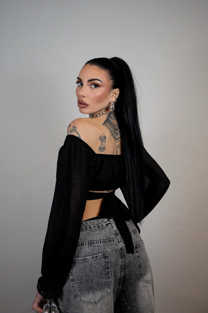 Crop Top Wonder - Nero
