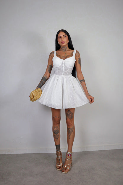 Abito Clarise - Bianco