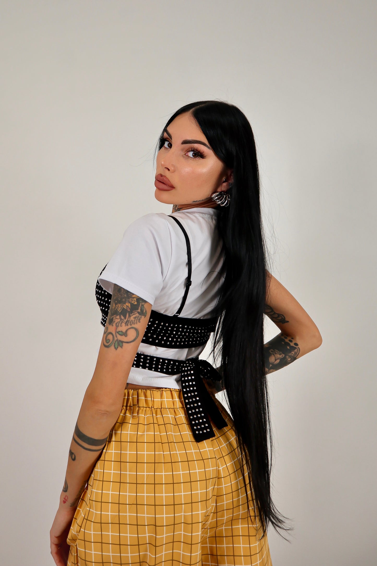 Set T-shirt + Top Borchie