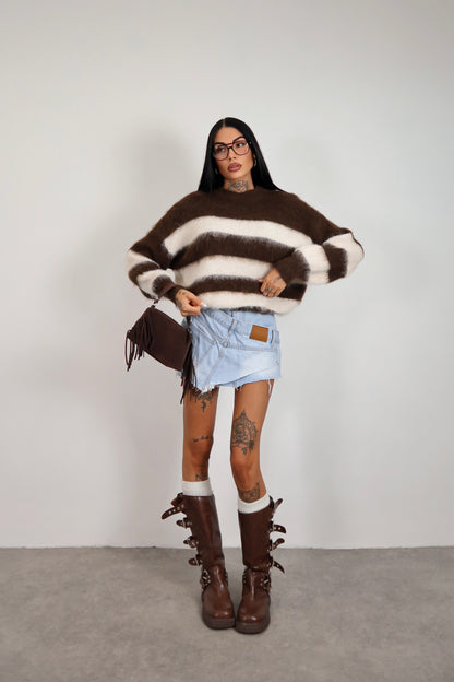 Maglione Wonka - Marrone