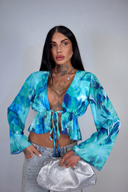 Blusa Antartide - Verde&Blu
