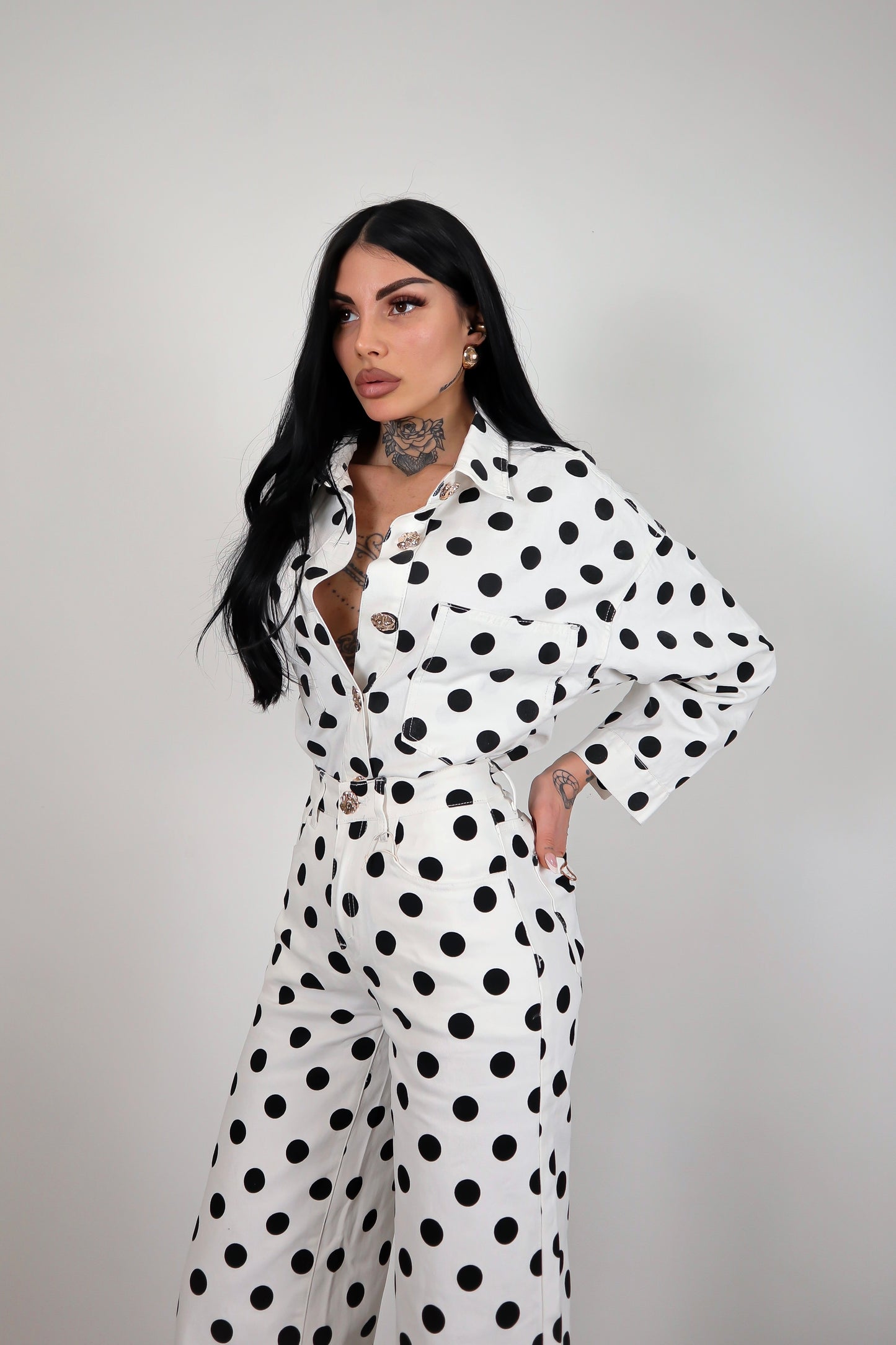 Completo denim pois Alma