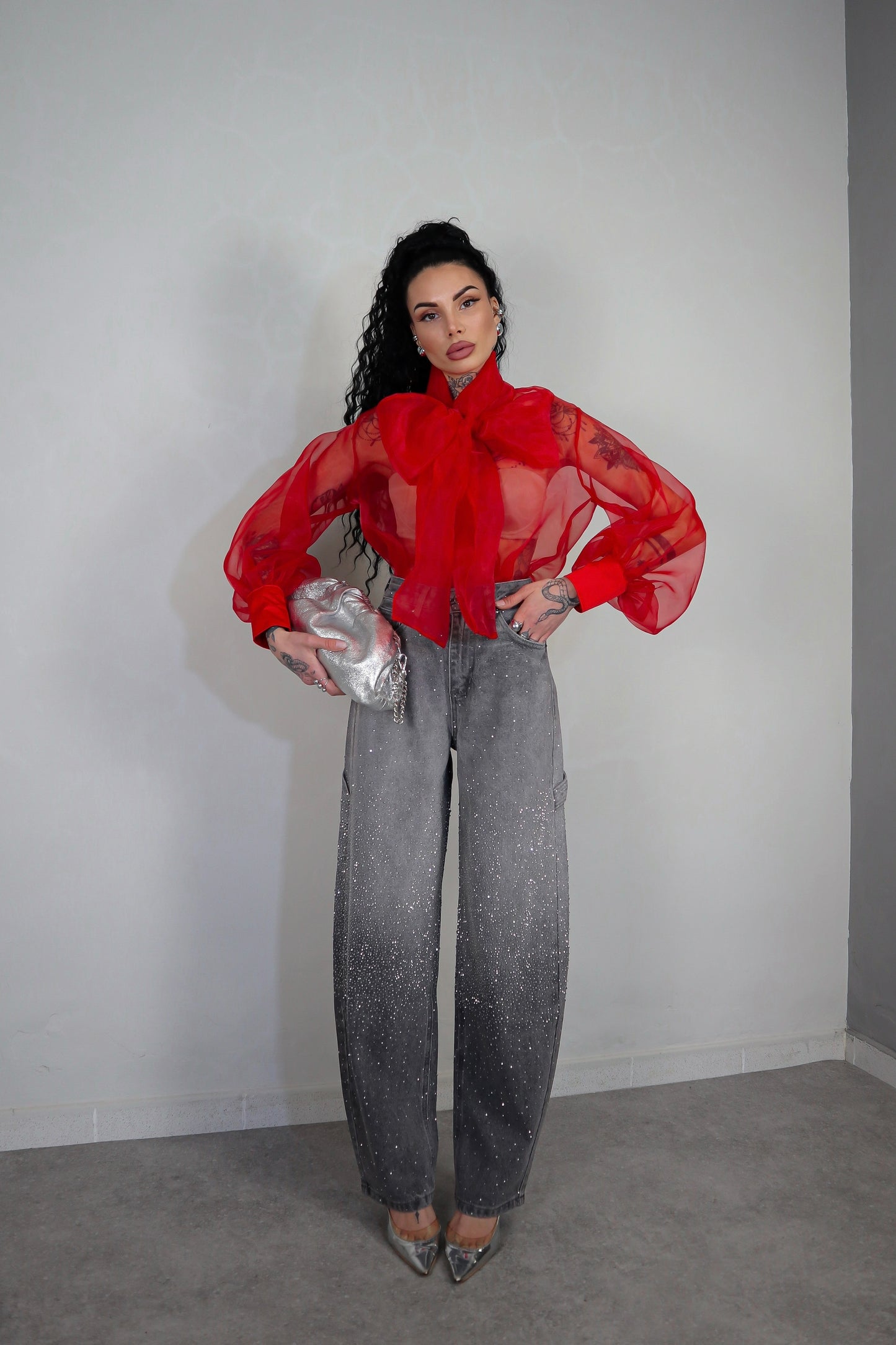 Blusa Fiocco - Rosso