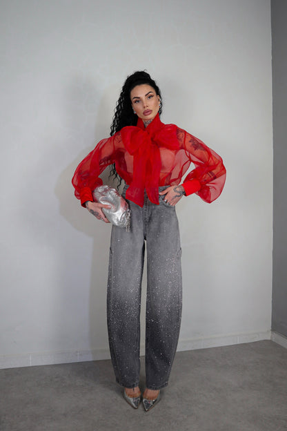 Blusa Fiocco - Rosso