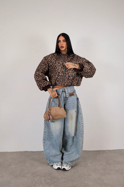 Bomber Puff - Leopardato