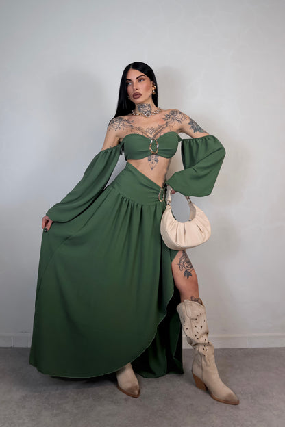 Completo Esmeralda - Verde Militare