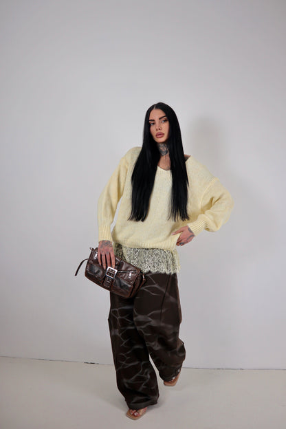 Maglione Polly - Giallo Pastello