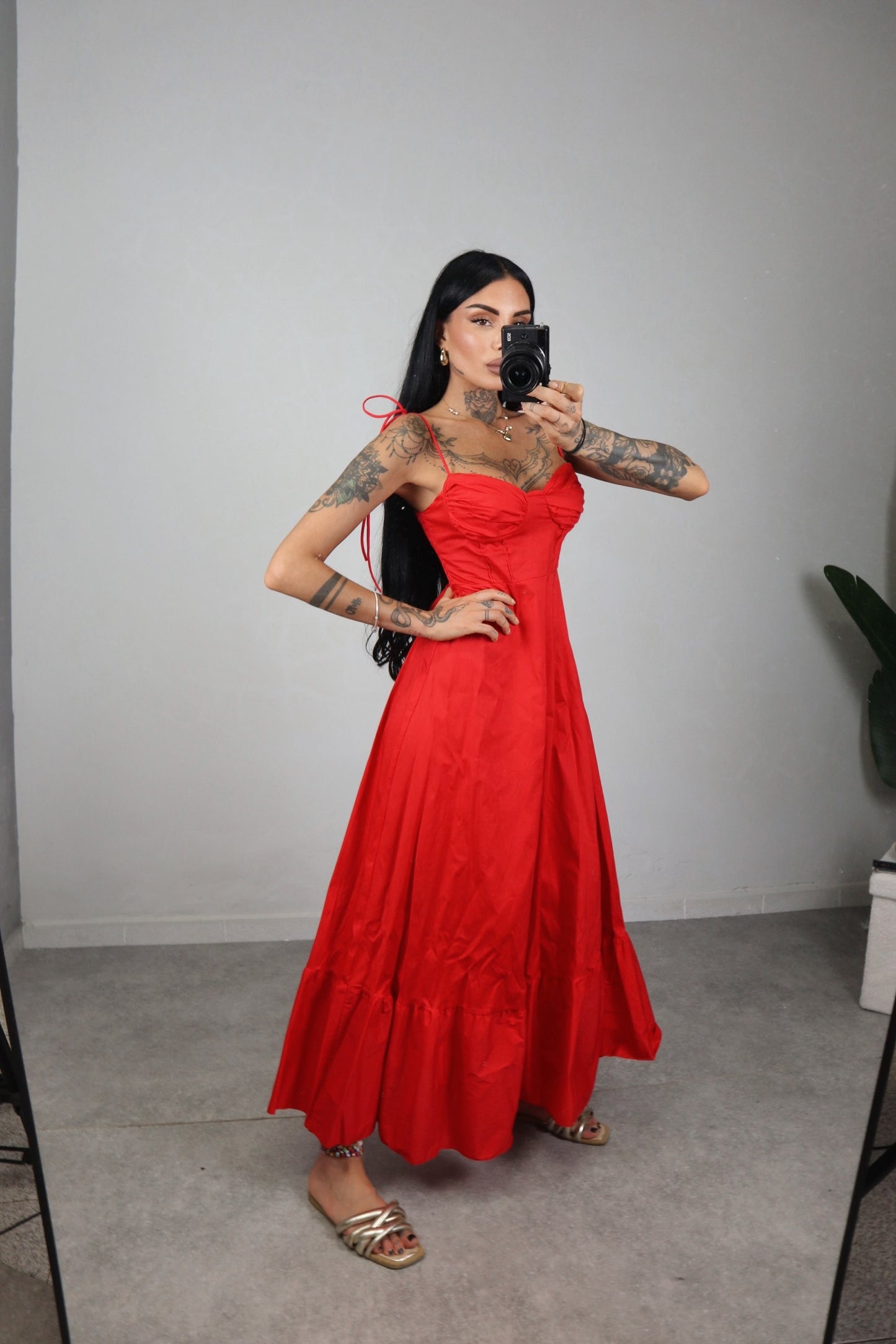 Abito Nadia - Rosso