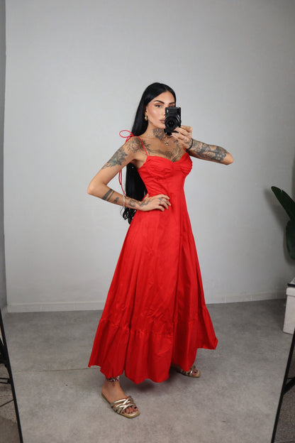 Abito Nadia - Rosso