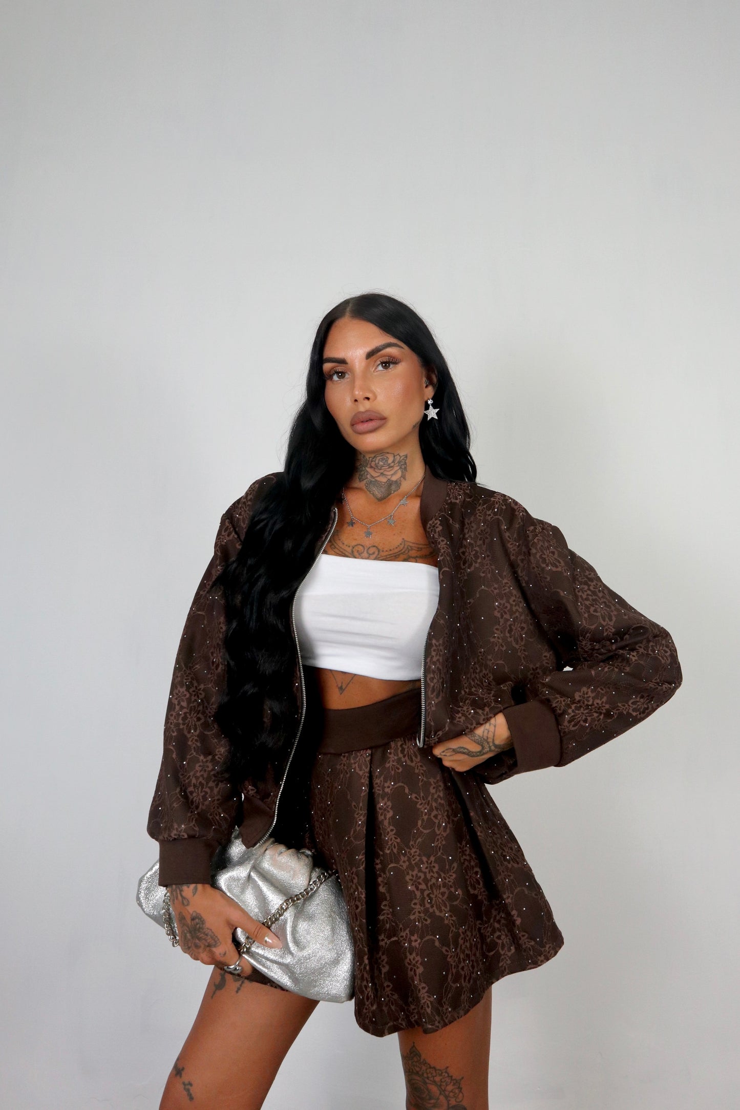 Completo Magda - Marrone