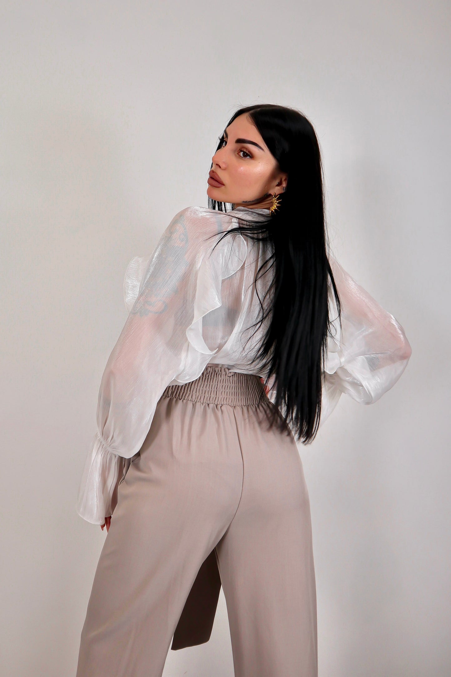 Pantalone Afrodite - Greige