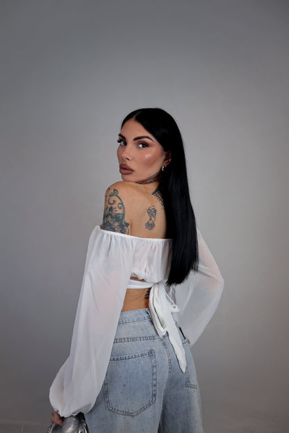 Crop Top Wonder - Bianco