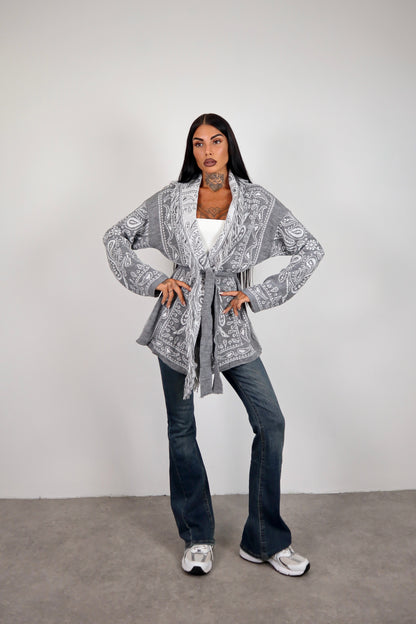 Cardigan Perù - Grigio