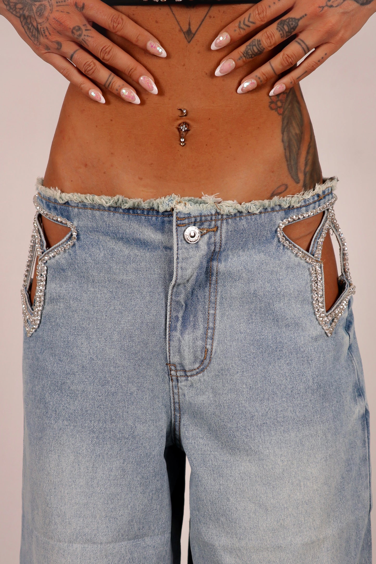 Jeans cut out Star