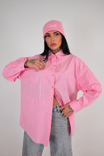 Camicia Strass - Rosa