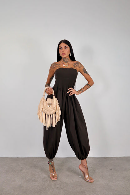 Tuta intera / pantalone Abibi - Marrone