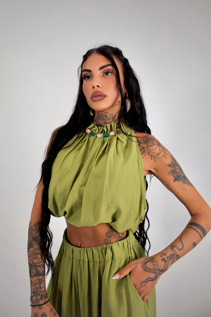 Completo Zainab - Verde pistacchio