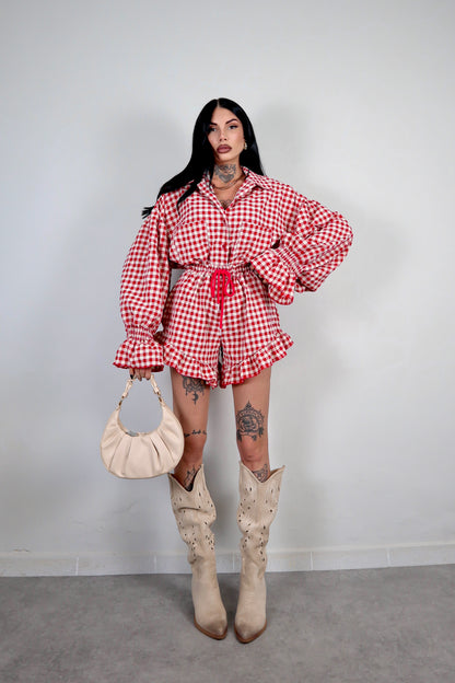 Completo Clarissa - Rosso