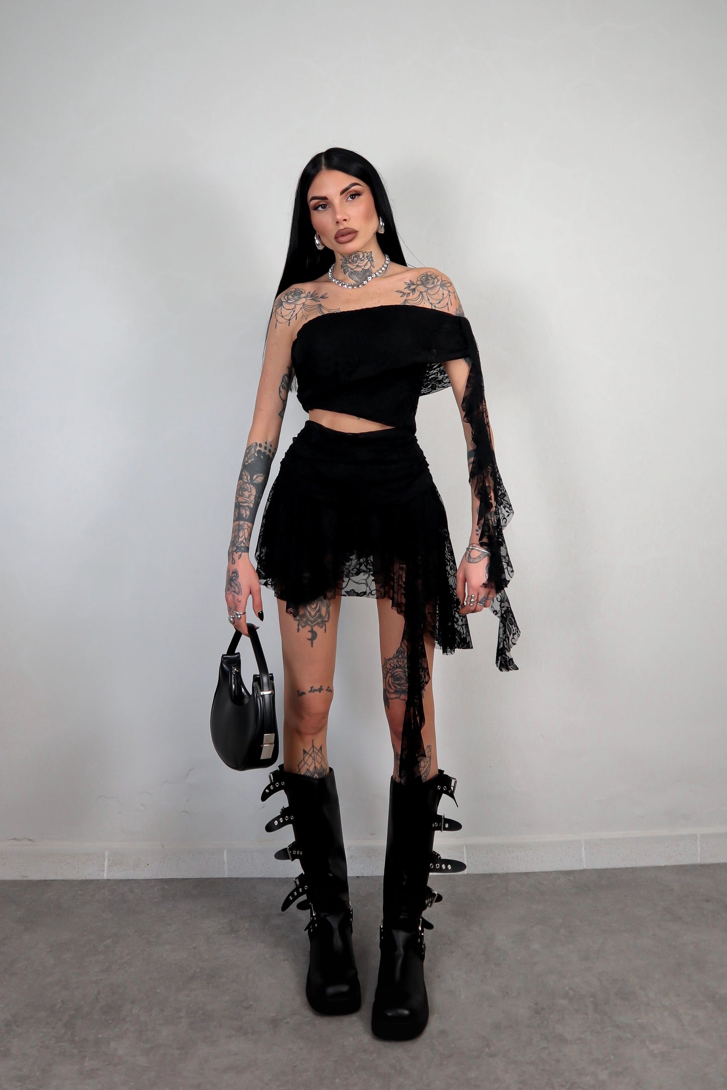 Completo in pizzo Elodie