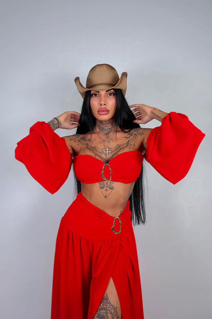 Completo Esmeralda - Rosso