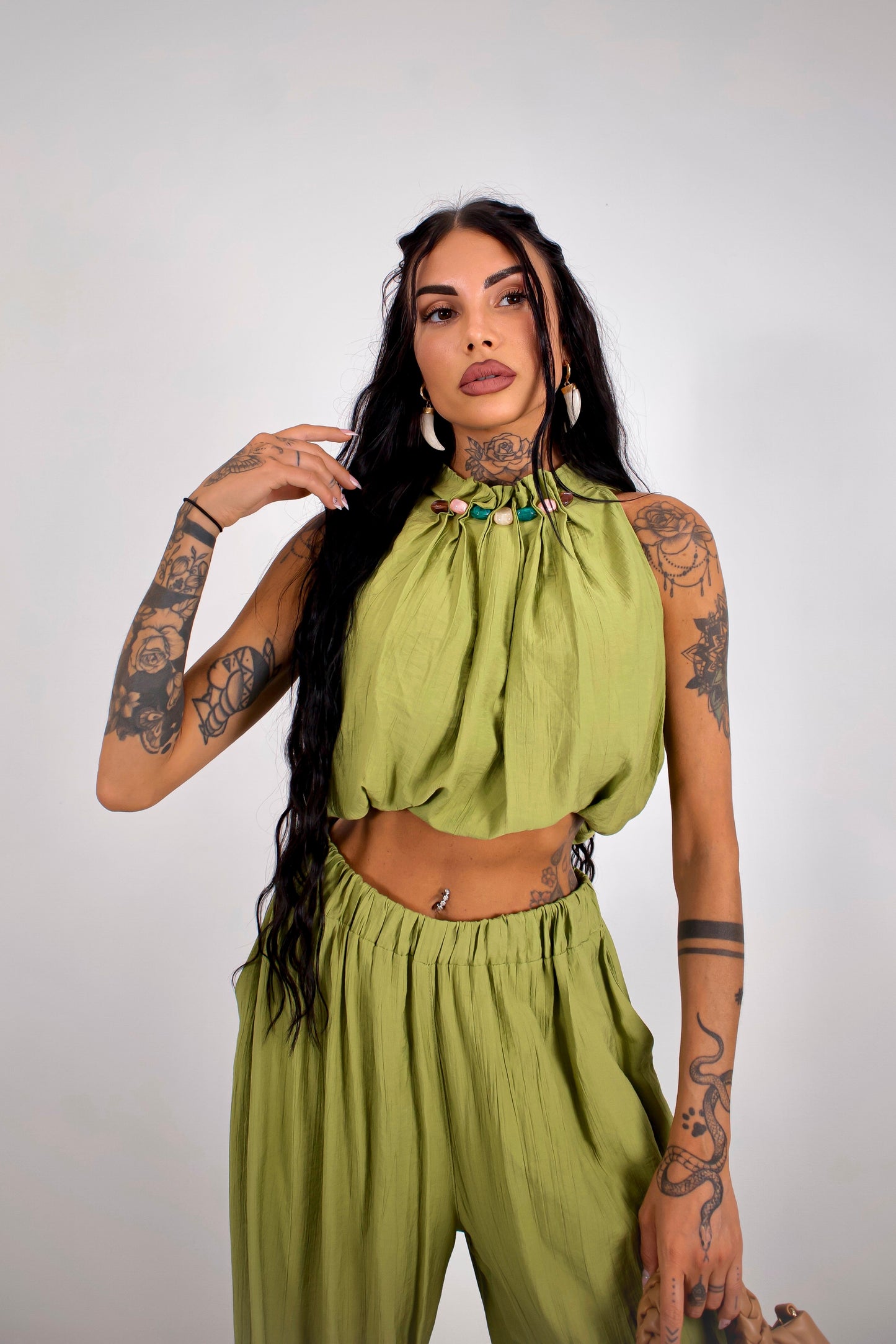 Completo Zainab - Verde pistacchio