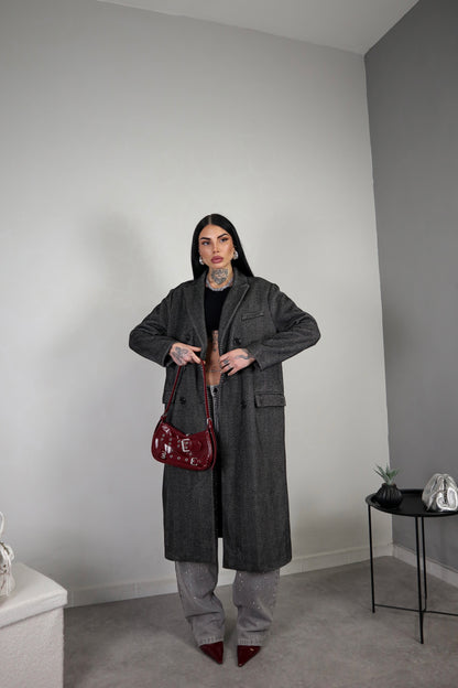 Cappotto Over Spigato