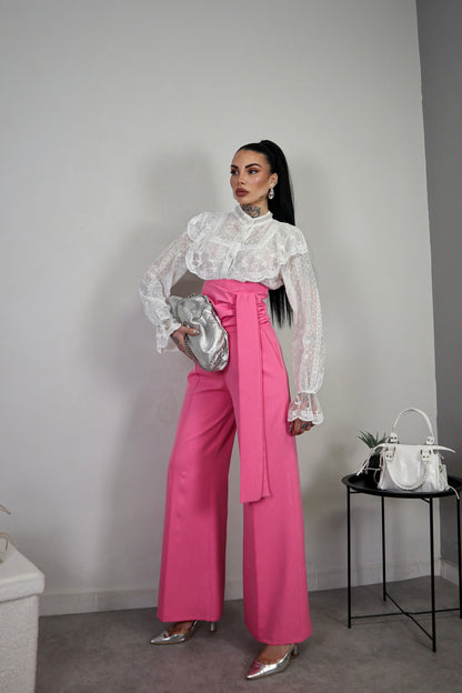 Pantalone Palazzo Jasmine - Rosa