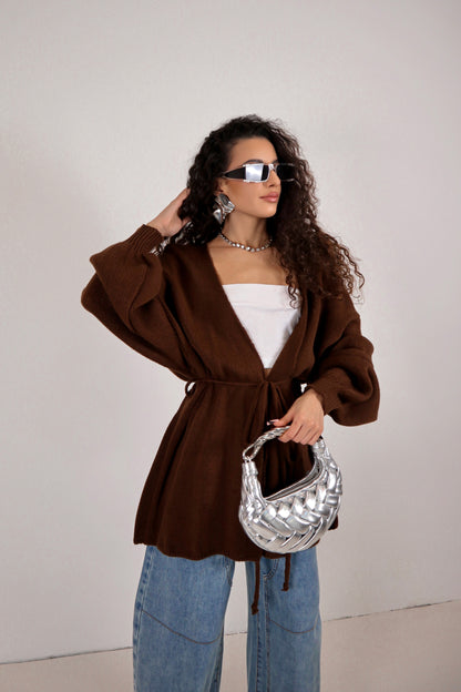 Cardigan Alice - Marrone
