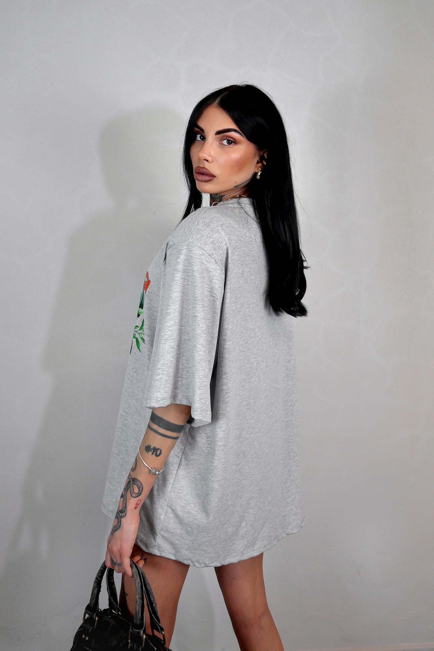 T-Shirt over Juice - Grigio