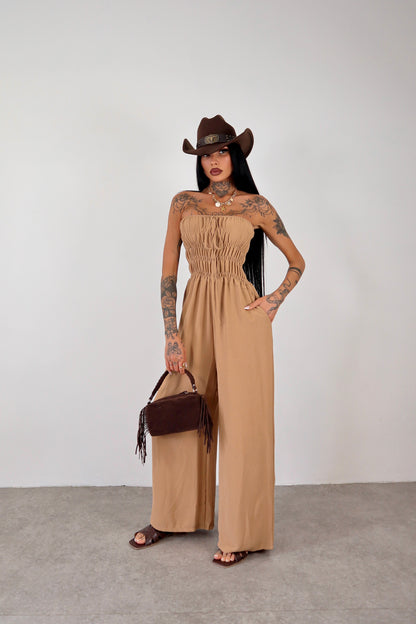 Tuta intera Alessia - Camel