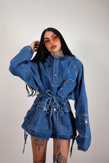 Abito Parka Denim