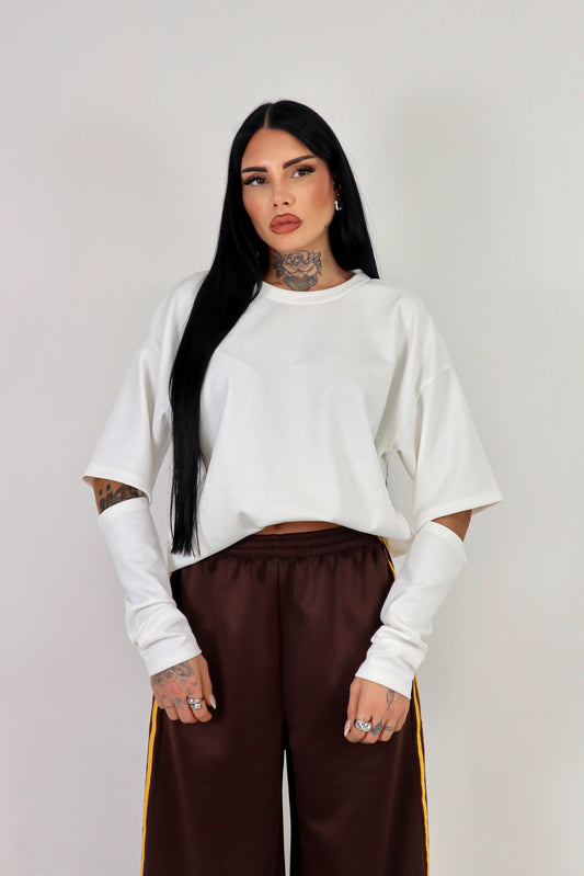 Maglia Cut - Bianco